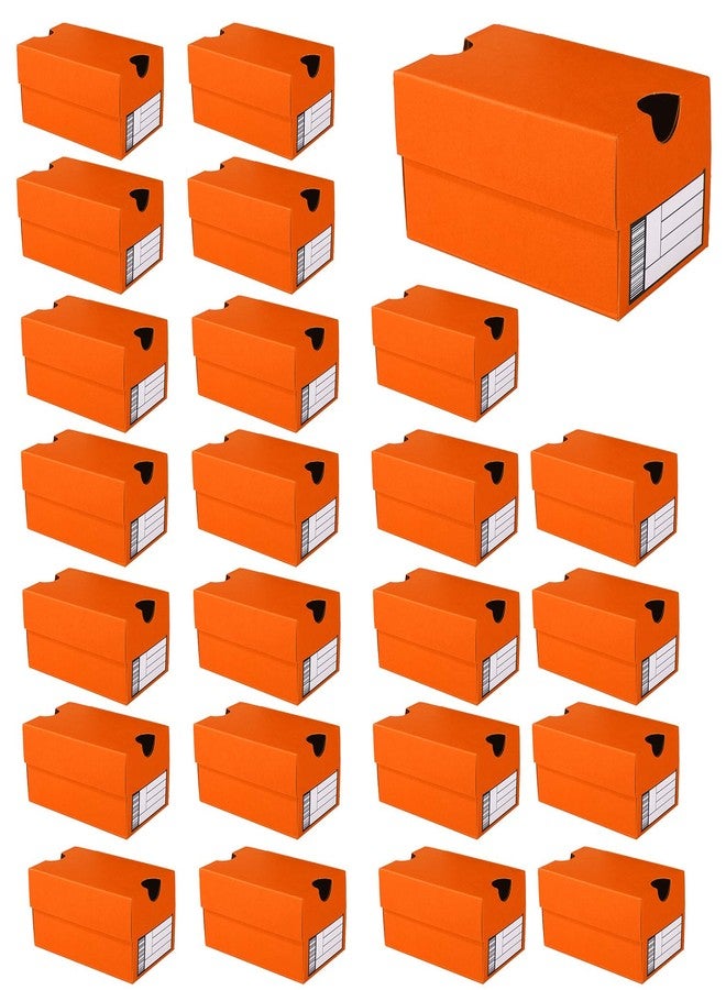 Fukaisu 24pcs Mini Shoe Gifts Boxes, Durable Small Sneaker Gifts Boxes Funny Sports Theme Party Decoration Supplies Suitable for Cookies Chocolate Candy (Orange) - Image 1